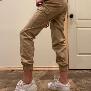 beige cargo pants